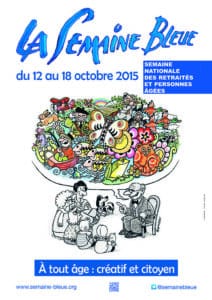 affiche Semaine Bleue 2015