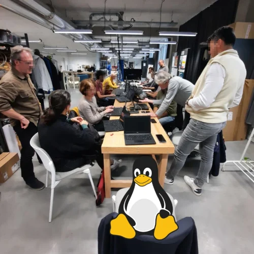 Photo de l'Install Party d'octobre 2025 aux Forges